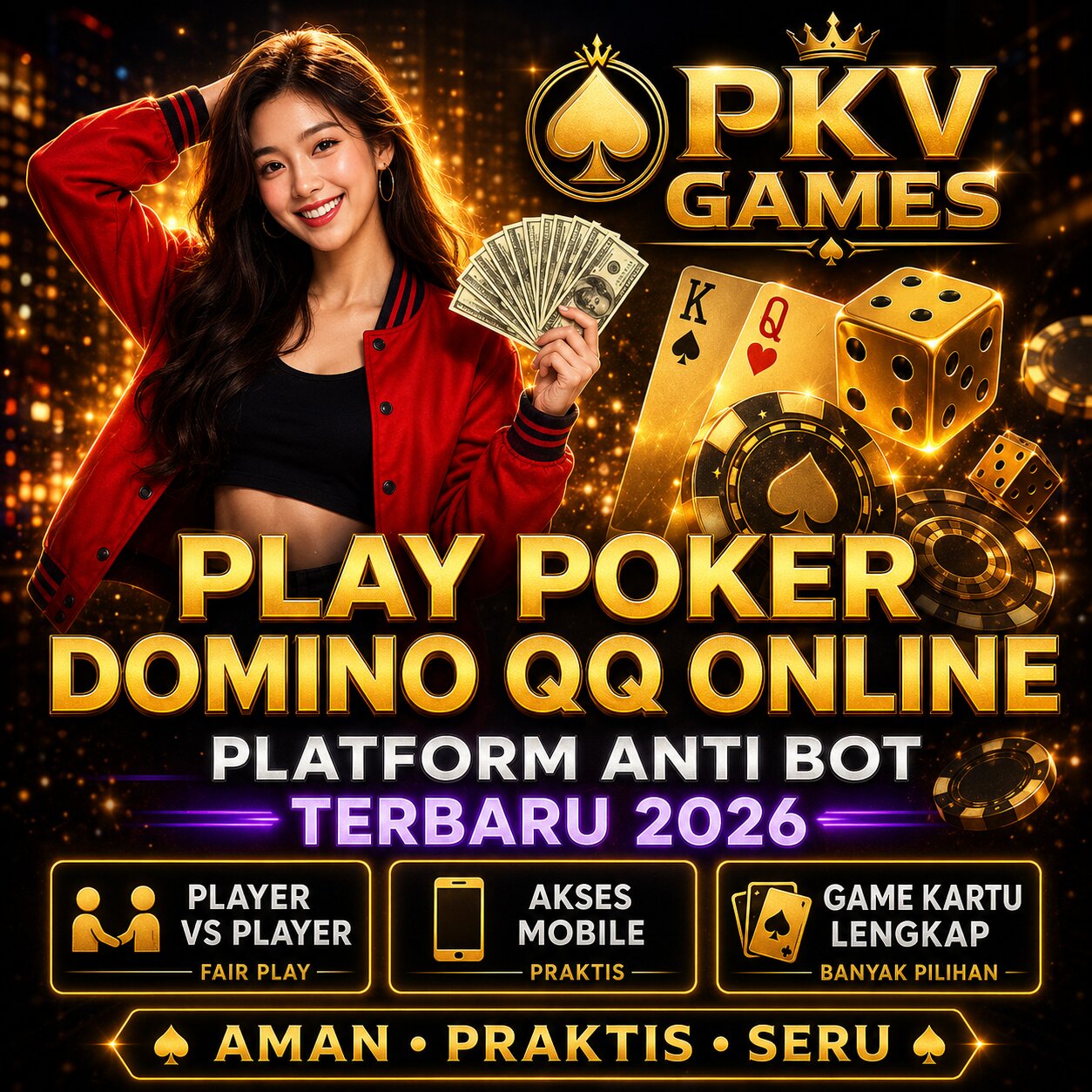 PKV Games: Play Poker Domino QQ Online Platform Anti Bot Terbaru 2026